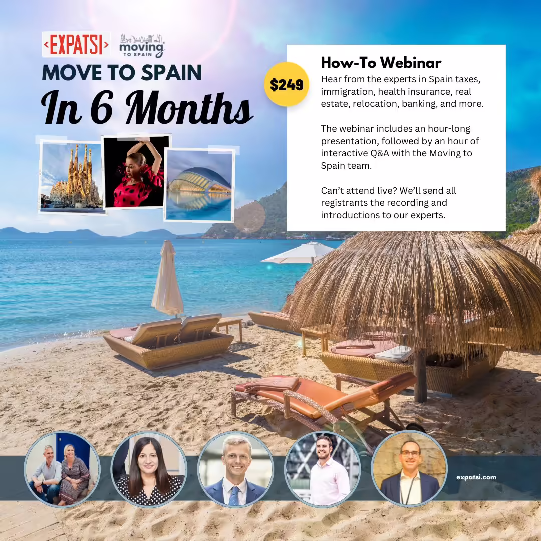 Webinar: How to Move to Spain in 6 Months